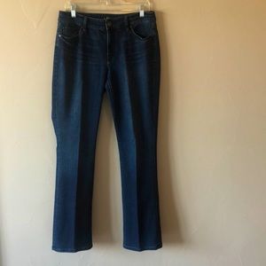 LOFT Curvy Sexy Boot cut jeans